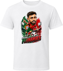 Bruno Fernandes, Portugal Caricature Soccer 2026 T Shirt Bruno Fernandes, Portugal Caricature Soccer 2026 T Shirt