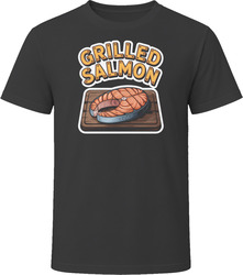 Grilled Salmon Comfort Favourite Food T Shirt Grilled Salmon Comfort Favourite Food T Shirt