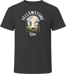 Yellowstone Usa Vacation Tourist Shop T Shirt Yellowstone Usa Vacation Tourist Shop T Shirt