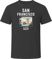 San Francisco Usa Vacation Tourist Shop T Shirt