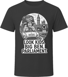 Clark Griswold Look Kids Big Ben Parliament National Lampoons European Vacation Funny 80s Comedy T Shirt Clark Griswold Look Kids Big Ben Parliament National Lampoons European Vacation Funny 80s Comedy T Shirt