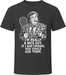 Freddie Bauer If I Had Friends You Could Ask Them Splash Funny 80s Comedy T Shirt Freddie Bauer If I Had Friends You Could Ask Them Splash Funny 80s Comedy T Shirt