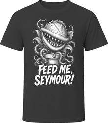 Audrey Ii The Plant Feed Me Seymour Little Shop of Horrors Funny 80s Comedy T Shirt Audrey Ii The Plant Feed Me Seymour Little Shop of Horrors Funny 80s Comedy T Shirt