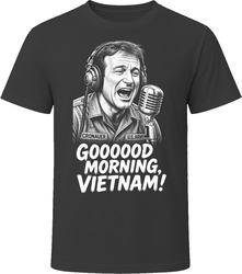 Adrian Cronauer Goooood Morning Vietnam Good Morning Vietnam Funny 80s Comedy T Shirt Adrian Cronauer Goooood Morning Vietnam Good Morning Vietnam Funny 80s Comedy T Shirt