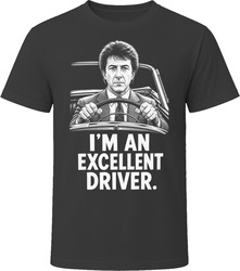 Raymond Babbitt I'm an Excellent Driver Rain Man Iconic 80s Movie T Shirt Raymond Babbitt I'm an Excellent Driver Rain Man Iconic 80s Movie T Shirt