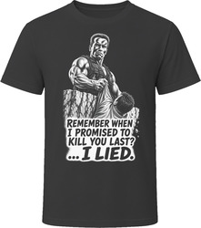John Matrix I Lied Iconic 80s Movie T Shirt John Matrix I Lied Iconic 80s Movie T Shirt