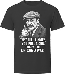 Jim Malone That's the Chicago Way Iconic 80s Movie T Shirt Jim Malone That's the Chicago Way Iconic 80s Movie T Shirt