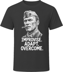 Gunny Highway Improvise Adapt Overcome Iconic 80s Movie T Shirt Gunny Highway Improvise Adapt Overcome Iconic 80s Movie T Shirt