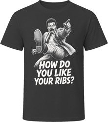 Action Jackson How Do You Like Your Ribs Iconic 80s Movie T Shirt Action Jackson How Do You Like Your Ribs Iconic 80s Movie T Shirt