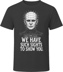 Pinhead Such Sights to Show You Cult 80s Horror Movie T Shirt Pinhead Such Sights to Show You Cult 80s Horror Movie T Shirt