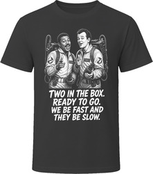 The Ghostbusters Jingle Singers We Be Fast and They Be Slow Funny 80s Comedy T Shirt The Ghostbusters Jingle Singers We Be Fast and They Be Slow Funny 80s Comedy T Shirt