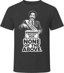Monty Brewster None of the Above Funny 80s Comedy T Shirt Monty Brewster None of the Above Funny 80s Comedy T Shirt