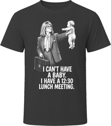J.C. Wiatt I Have a 12:30 Lunch Meeting Funny 80s Comedy T Shirt J.C. Wiatt I Have a 12:30 Lunch Meeting Funny 80s Comedy T Shirt