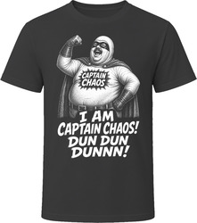 Captain Chaos I Am Captain Chaos Funny 80s Comedy T Shirt Captain Chaos I Am Captain Chaos Funny 80s Comedy T Shirt