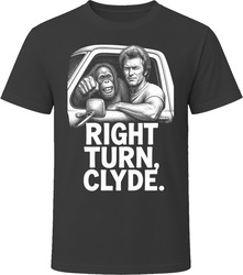 Philo Beddoe Right Turn Clyde Funny 80s Comedy T Shirt Philo Beddoe Right Turn Clyde Funny 80s Comedy T Shirt