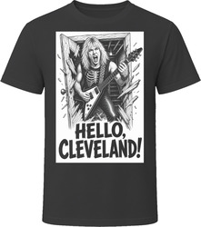 David St. Hubbins Hello Cleveland Funny 80s Comedy T Shirt David St. Hubbins Hello Cleveland Funny 80s Comedy T Shirt