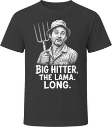 Carl Spackler Big Hitter the Lama Funny 80s Comedy T Shirt Carl Spackler Big Hitter the Lama Funny 80s Comedy T Shirt
