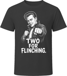 Ace Merrill Two for Flinching Funny 80s Comedy T Shirt