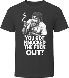Smokey You Got Knocked Out Funny 90s Comedy T Shirt