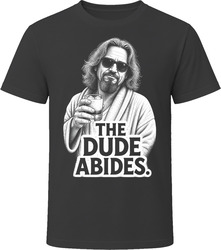 The Dude The Dude Abides Funny 90s Comedy T Shirt