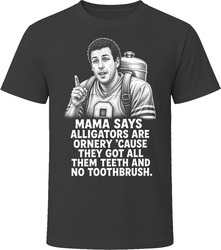 Bobby Boucher Gators Are Ornery Funny 90s Comedy T Shirt