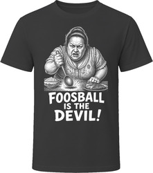Mama Boucher Foosball Is the Devil Funny 90s Comedy T Shirt