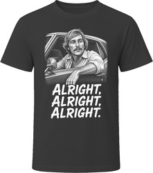 Wooderson Alright Alright Alright Funny 90s Comedy T Shirt