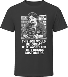 Randal Graves This Job Would Be Great Funny 90s Comedy T Shirt