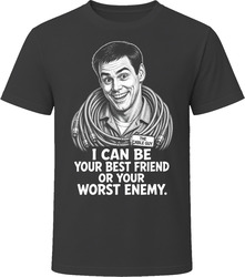 The Cable Guy Best Friend or Worst Enemy Funny 90s Comedy T Shirt The Cable Guy Best Friend or Worst Enemy Funny 90s Comedy T Shirt