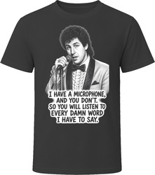 Robbie Hart I Have a Microphone Funny 90s Comedy T Shirt Robbie Hart I Have a Microphone Funny 90s Comedy T Shirt
