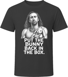 Cameron Poe Put the Bunny Back in the Box Cult 90s Movie T Shirt Cameron Poe Put the Bunny Back in the Box Cult 90s Movie T Shirt
