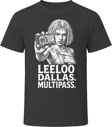 Leeloo Multipass Cult 90s Movie T Shirt Leeloo Multipass Cult 90s Movie T Shirt