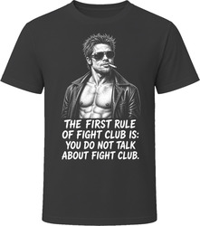 Tyler Durden The First Rule Cult 90s Movie T Shirt Tyler Durden The First Rule Cult 90s Movie T Shirt