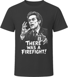 Agent Smecker There Was a Firefight Cult 90s Movie T Shirt Agent Smecker There Was a Firefight Cult 90s Movie T Shirt