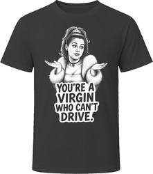 Tai A Virgin Who Can't Drive Funny 90s Comedy T Shirt Tai A Virgin Who Can't Drive Funny 90s Comedy T Shirt