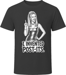 Michele I Invented Post-Its Funny 90s Comedy T Shirt Michele I Invented Post-Its Funny 90s Comedy T Shirt