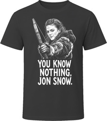 Ygritte You Know Nothing Iconic TV Quote T Shirt Ygritte You Know Nothing Iconic TV Quote T Shirt