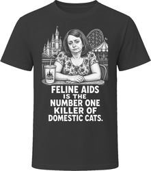 Debbie Downer Feline AIDS Classic Comedy Sketch T Shirt Debbie Downer Feline AIDS Classic Comedy Sketch T Shirt