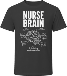 Nurse Brain Funny Nursing T Shirt Nurse Brain Funny Nursing T Shirt