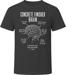 Concrete Finisher Brain Funny Concrete Worker T Shirt Concrete Finisher Brain Funny Concrete Worker T Shirt