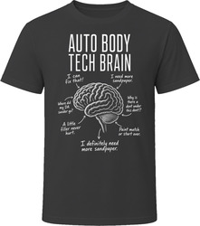 Auto Body Tech Brain Funny Collision Repair T Shirt Auto Body Tech Brain Funny Collision Repair T Shirt