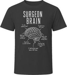 Surgeon Brain Funny Surgery T Shirt Surgeon Brain Funny Surgery T Shirt