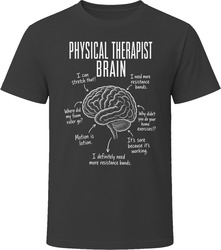Physical Therapist Brain Funny Physical Therapy T Shirt Physical Therapist Brain Funny Physical Therapy T Shirt