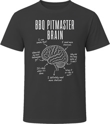 BBQ Pitmaster Brain Funny Smoker Grilling T Shirt BBQ Pitmaster Brain Funny Smoker Grilling T Shirt