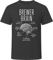 Brewer Brain Funny Craft Beer T Shirt Brewer Brain Funny Craft Beer T Shirt