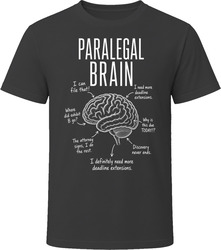 Paralegal Brain Funny Legal Assistant T Shirt Paralegal Brain Funny Legal Assistant T Shirt