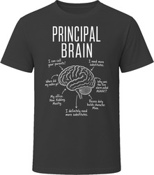 Principal Brain Funny School Principal T Shirt Principal Brain Funny School Principal T Shirt