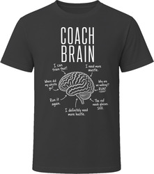 Coach Brain Funny Sports Coach T Shirt Coach Brain Funny Sports Coach T Shirt