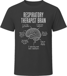 Respiratory Therapist Brain Funny RT T Shirt Respiratory Therapist Brain Funny RT T Shirt