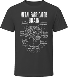 Metal Fabricator Brain Funny Fab Shop T Shirt Metal Fabricator Brain Funny Fab Shop T Shirt